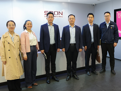 Xiang Yu, Secretary of Party Committee and General Manager of SINOSURE Henan Branch, and his delegation visited SRON